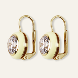 Kennedy Crichlow X HART Yellow Enamel Bezel Earrings