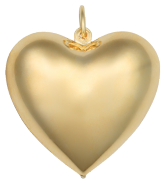 Large Puffy Heart Charm