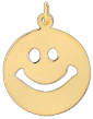 Large Smiley Face Charm