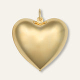 Large Puffy Heart Charm