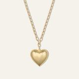 Large Puffy Heart Necklace