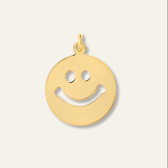Large Smiley Face Charm