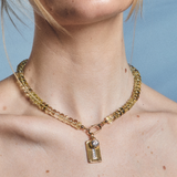 Lemon Quartz Gemstone Necklace