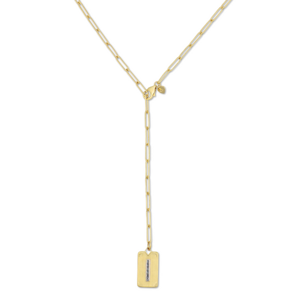 Long Link Lariat Starter Necklace