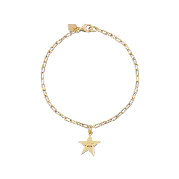 Lucky Star with Evil Eye Anklet