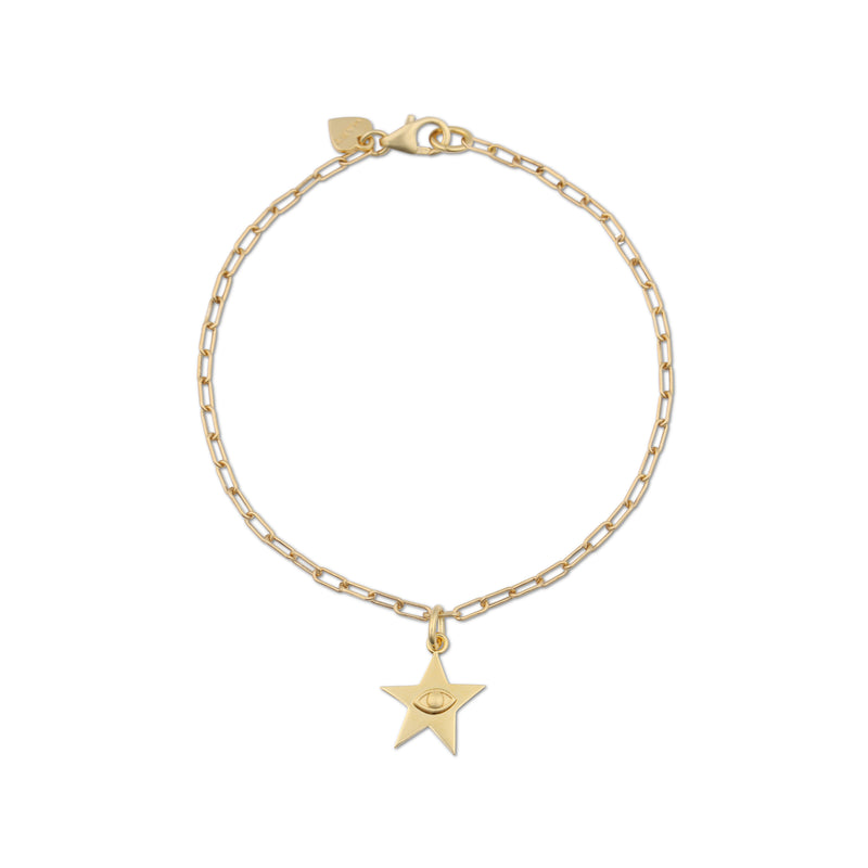 Lucky Star with Evil Eye Anklet