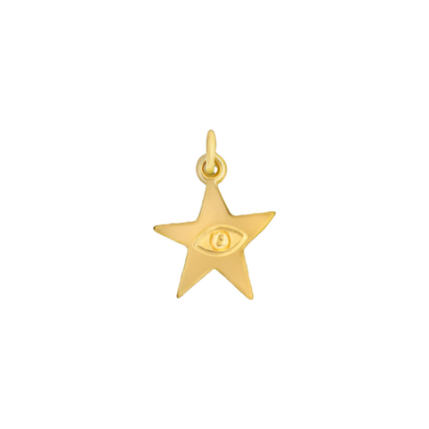Star with Evil Eye Charm