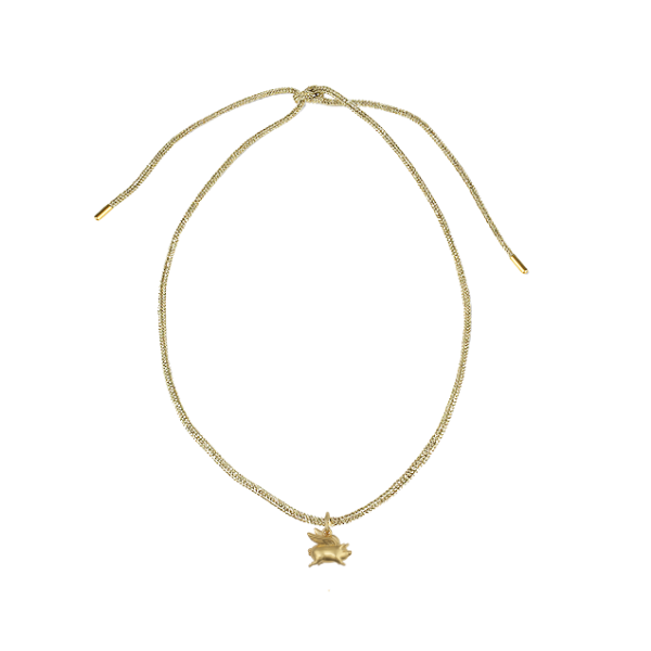 The Starter Cluster Lurex Cord Necklace