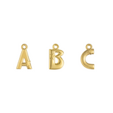 Puffy Letters A-Z Charms