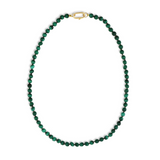 Malachite Knotted Gemstone Strand
