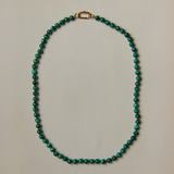 Malachite Knotted Gemstone Strand