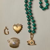 Malachite Knotted Gemstone Necklace