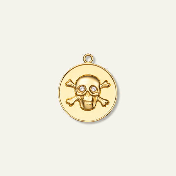 Memento Mori Skull Charm