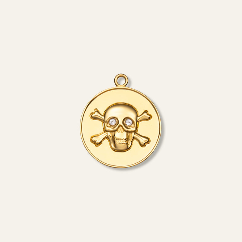 Memento Mori Skull Charm