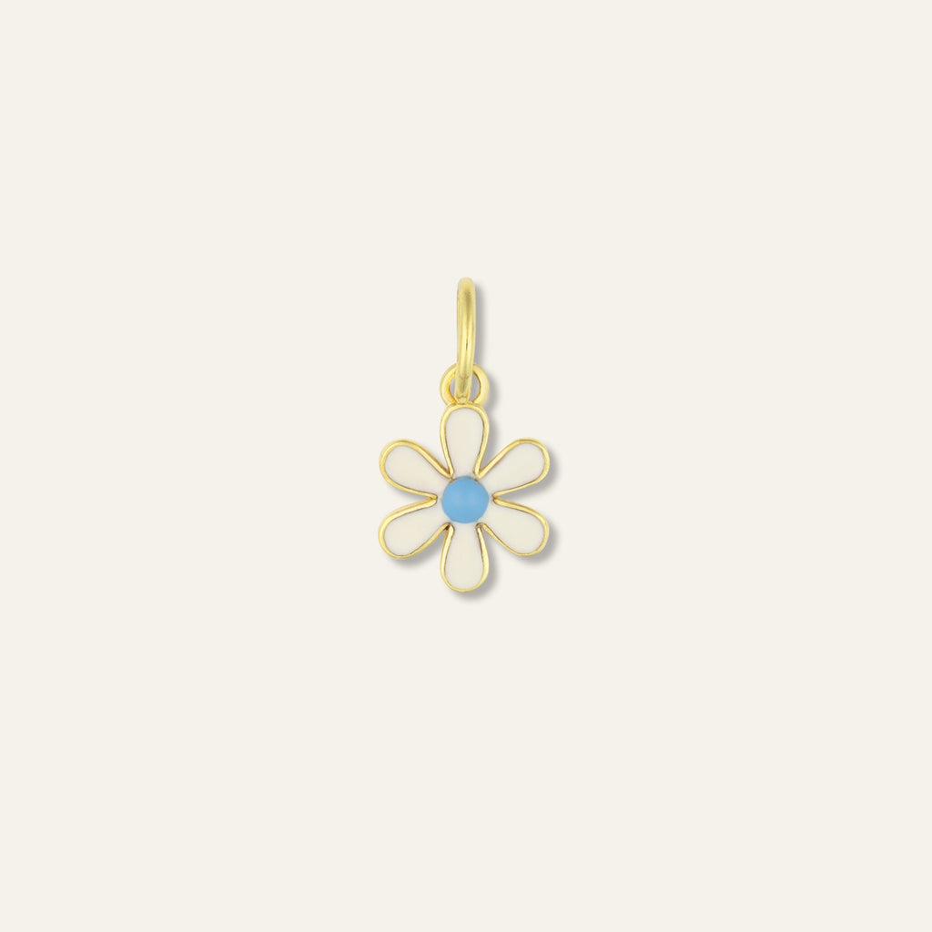 Mini Enamel Flower Charm