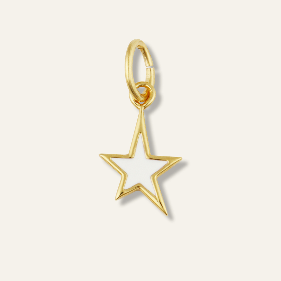 Mini Enamel Star Charm