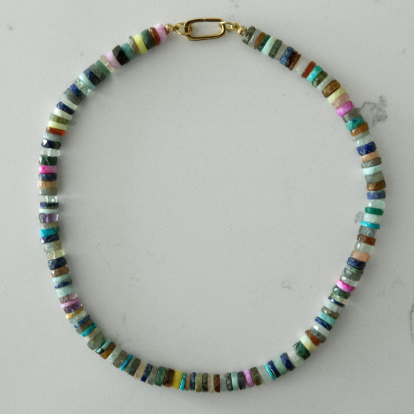 Mixed Opal Gemstone Necklace