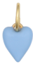 Mini Blue Enamel Heart Charm