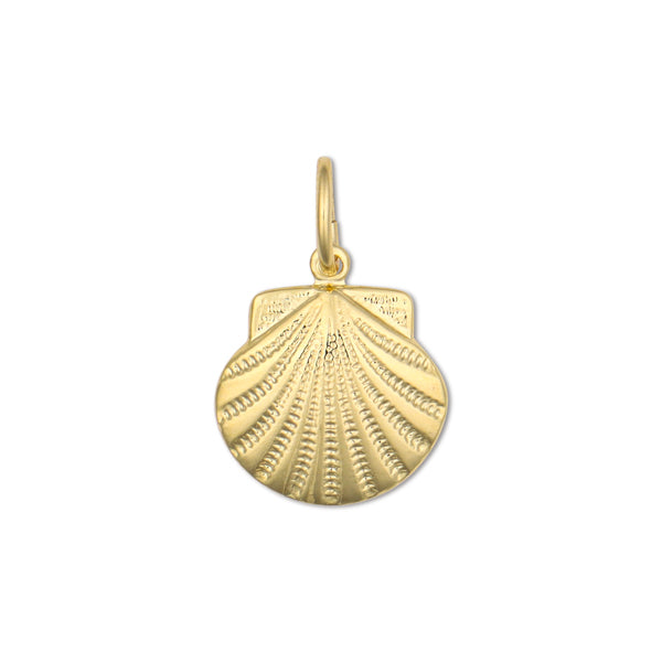 Gold Scallop Shell