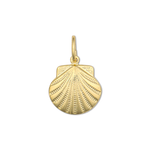 Gold Scallop Shell