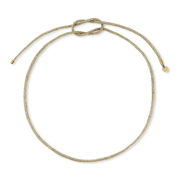 Gold Lurex Necklace Cord