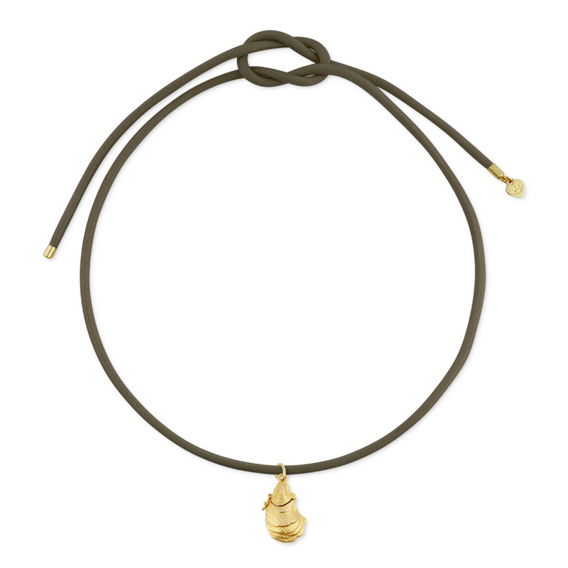 Oyster Vesta Case Cord Necklace