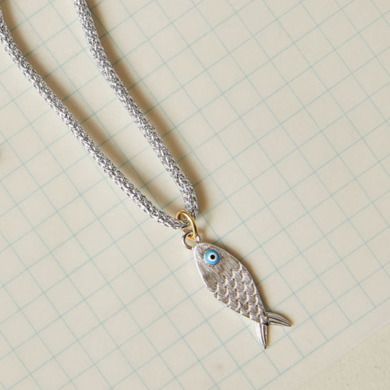 Silver Fish Charm