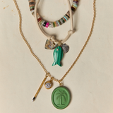 Palm Cameo Charm