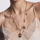 Pearl, Small Heart MAMA, Fortuna Horseshoe, Flying Piggy Coin, Shield Padlock, Bee with Pave Wings, Always Disc 