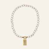 Pearl Necklace with carpe diem