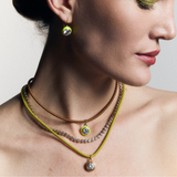 Peridot Green Necklace Cord