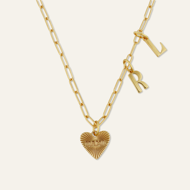 r.m.r♡mama◡̈⃝ Personalized Small Heart MAMA Necklace – HART