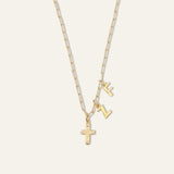 Personalized Cosmos Cross Necklace