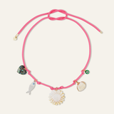 Pink Cluster Shell Necklace