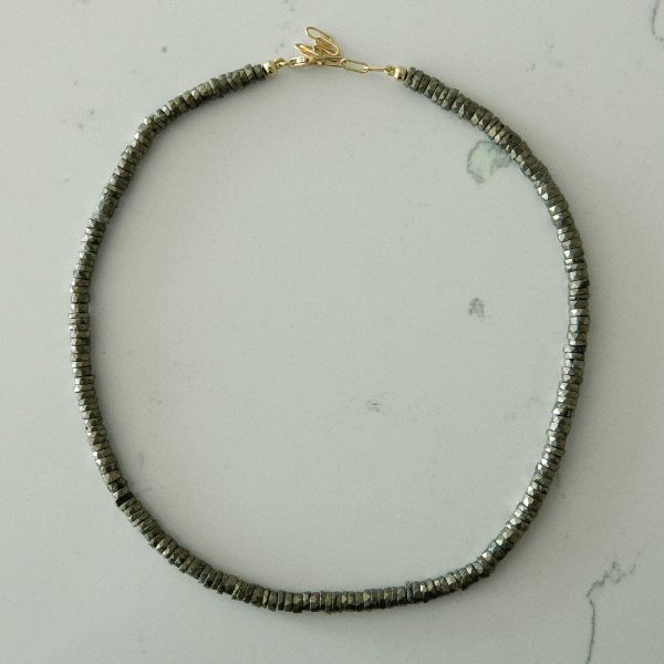 Pyrite Gemstone Necklace