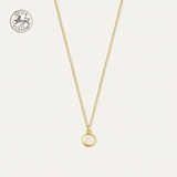 GIF of rotating charms on the Dainty Necklace