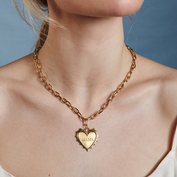 Radiant MAMA Charm on the Chunky Chain