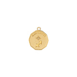 Elemental Sagittarius Zodiac Charm