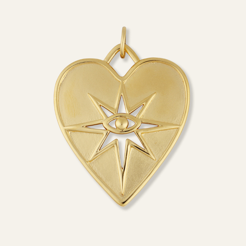 Seeing Heart Charm