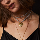 Silver Lurex Necklace Cord