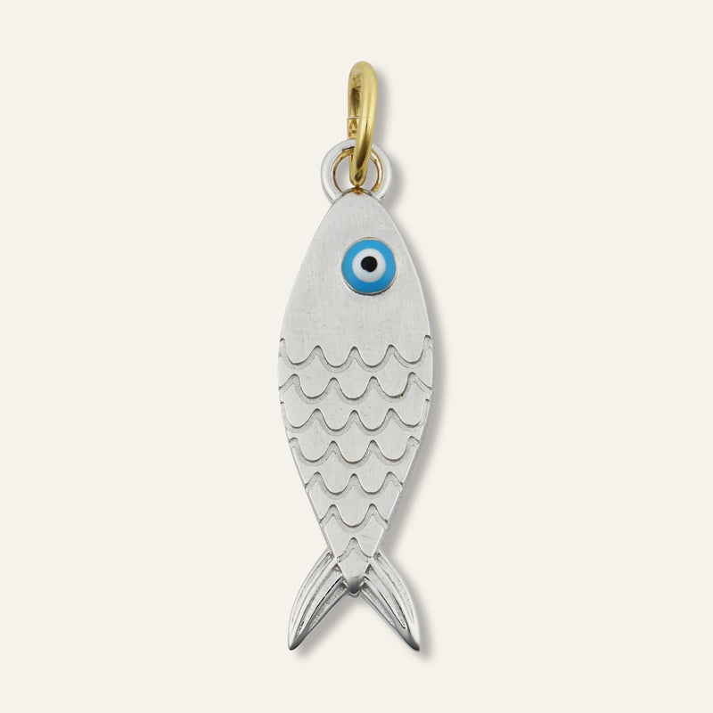 Silver Fish Charm