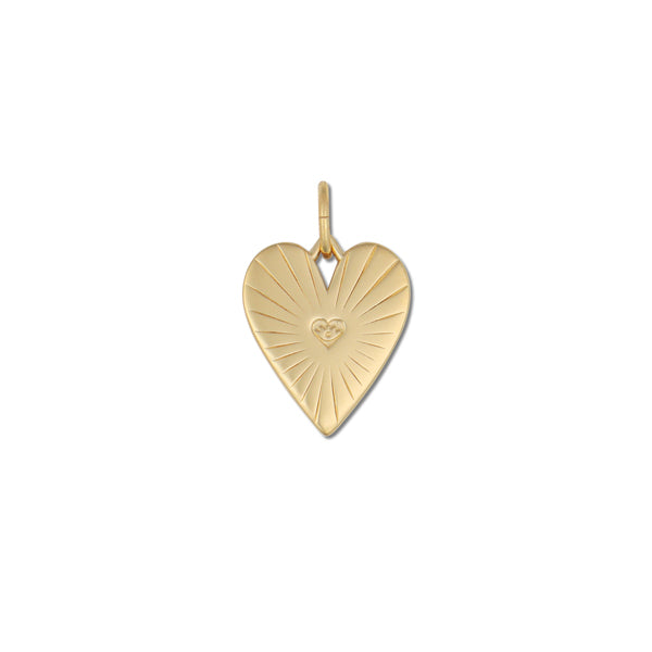 Small Halley's Heart Charm