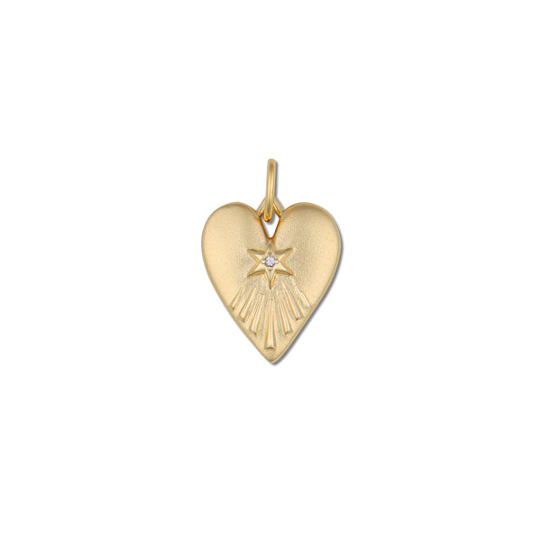 Small Halley's Heart Charm