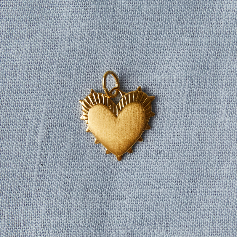 Small Heart of Gold Charm