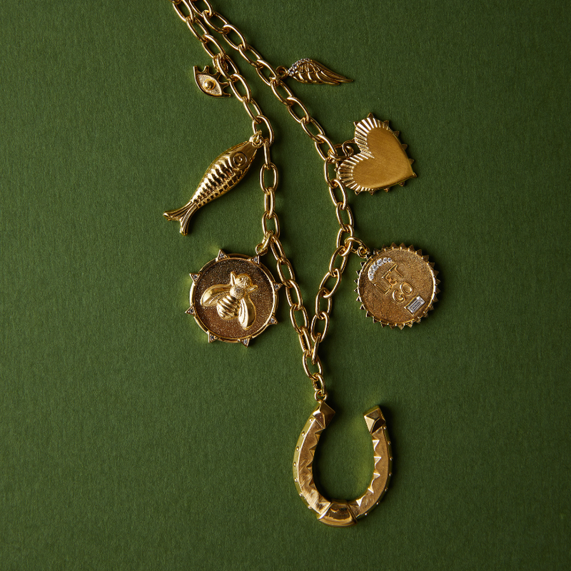 Small Heart of Gold Charm