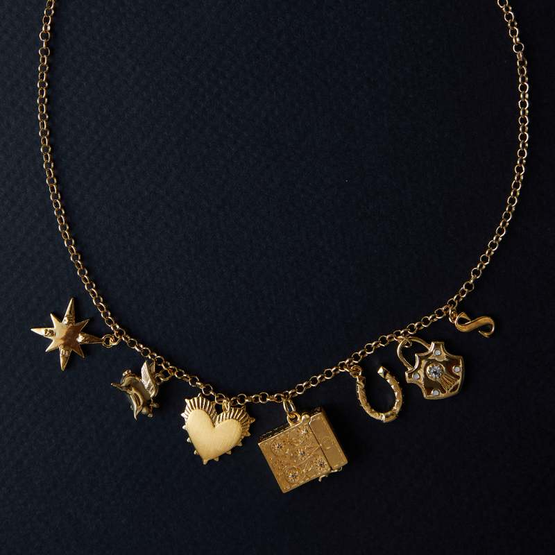 Small Heart of Gold Charm