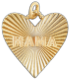 Small Heart MAMA Charm