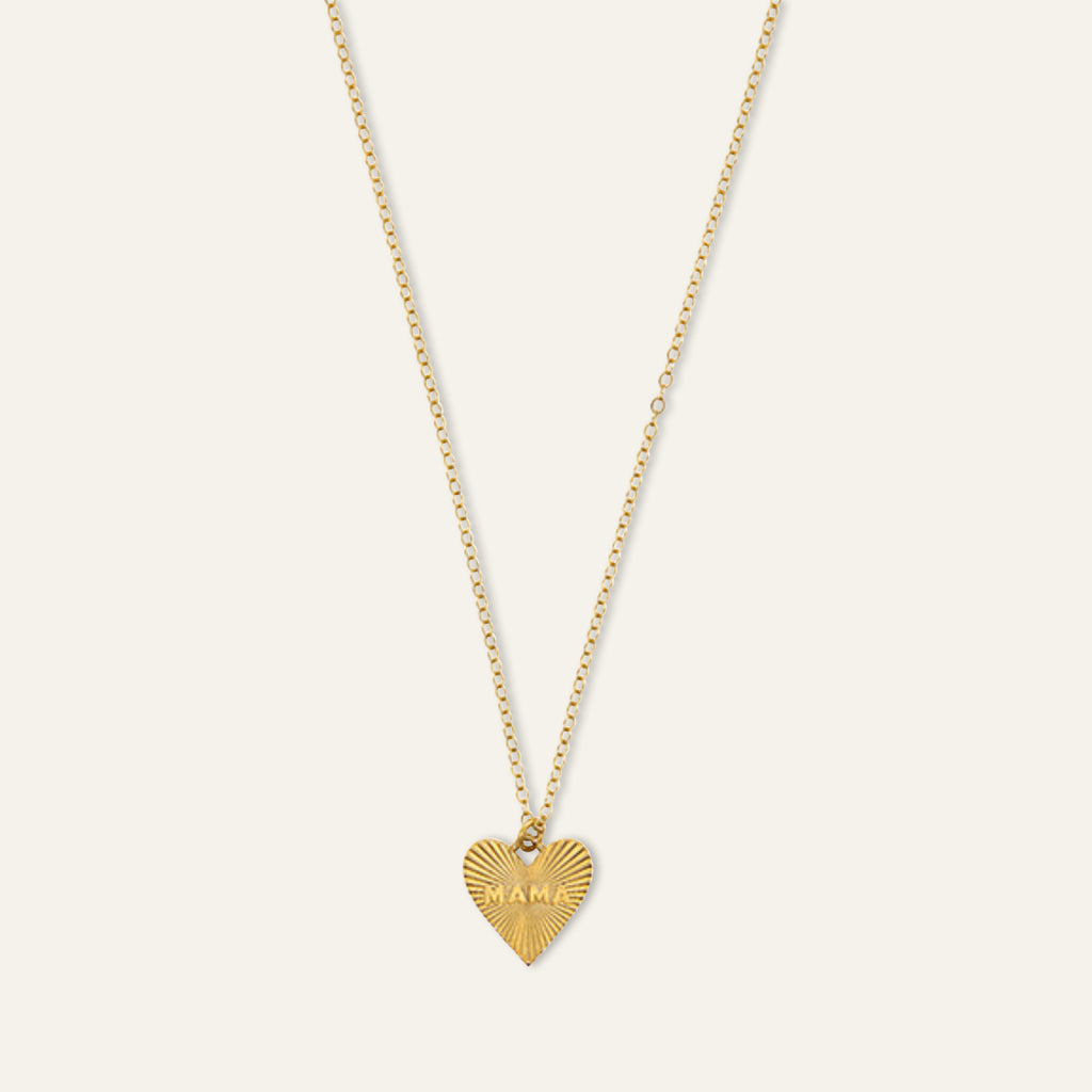 Small Heart MAMA Necklace