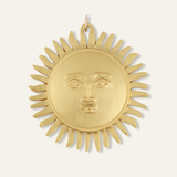 Sun Medallion Charm