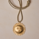 Sun Medallion Charm